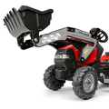 Frontlastare t/pedaltraktor Grå Falk 